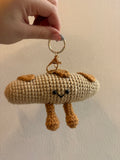 Baguette keyring/bag charm
